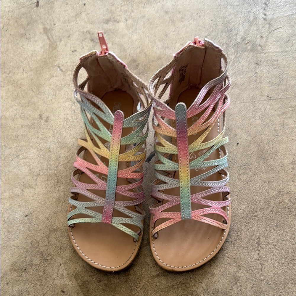 Olive and Edie Colorful Strappy Sandals 2